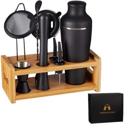 LEMONSODA 8-Piece Cocktail Shaker Bartender Kit with Stand, Boston Shaker, Mixing Spoon, Muddler, Measuring Jigger, Mesh and Regular Strainer,  Liquor | Target