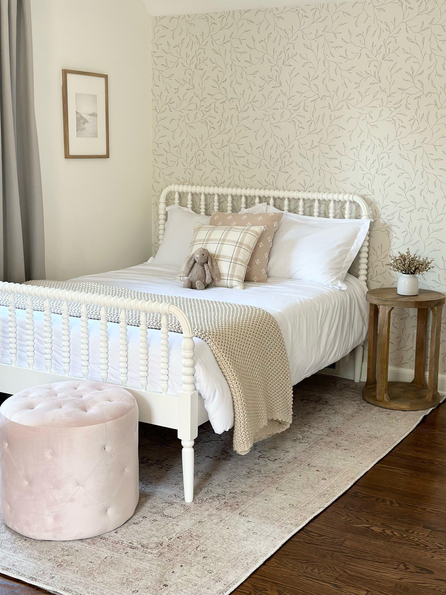 Toddler room, toddler girl bedroom, Jenny Lind bed, girlie room, target bedroom, kids bedroom, neutral girls room, bedroom inspiration, bedroom wallpaper, feminine bedroom

#LTKkids #LTKhome