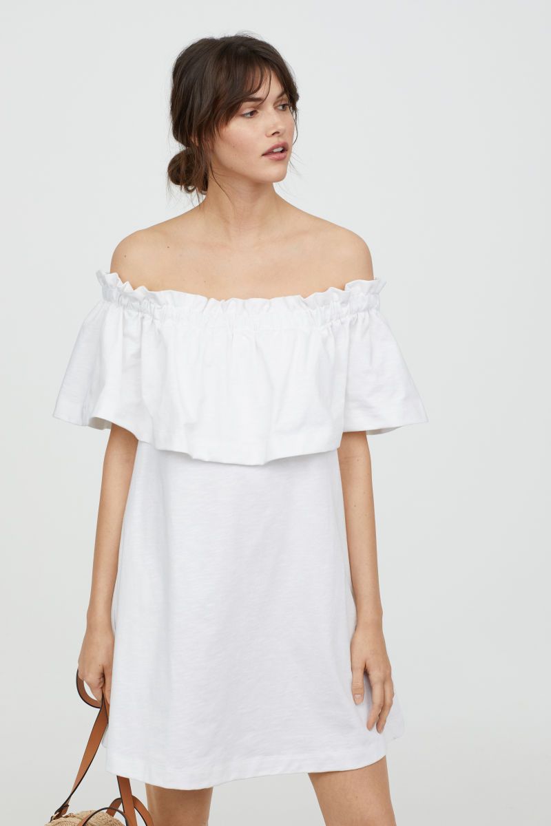 H&M Off-the-shoulder Dress $29.99 | H&M (US)