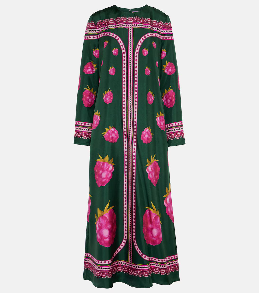Swing printed silk twill maxi dress | Mytheresa (US/CA)