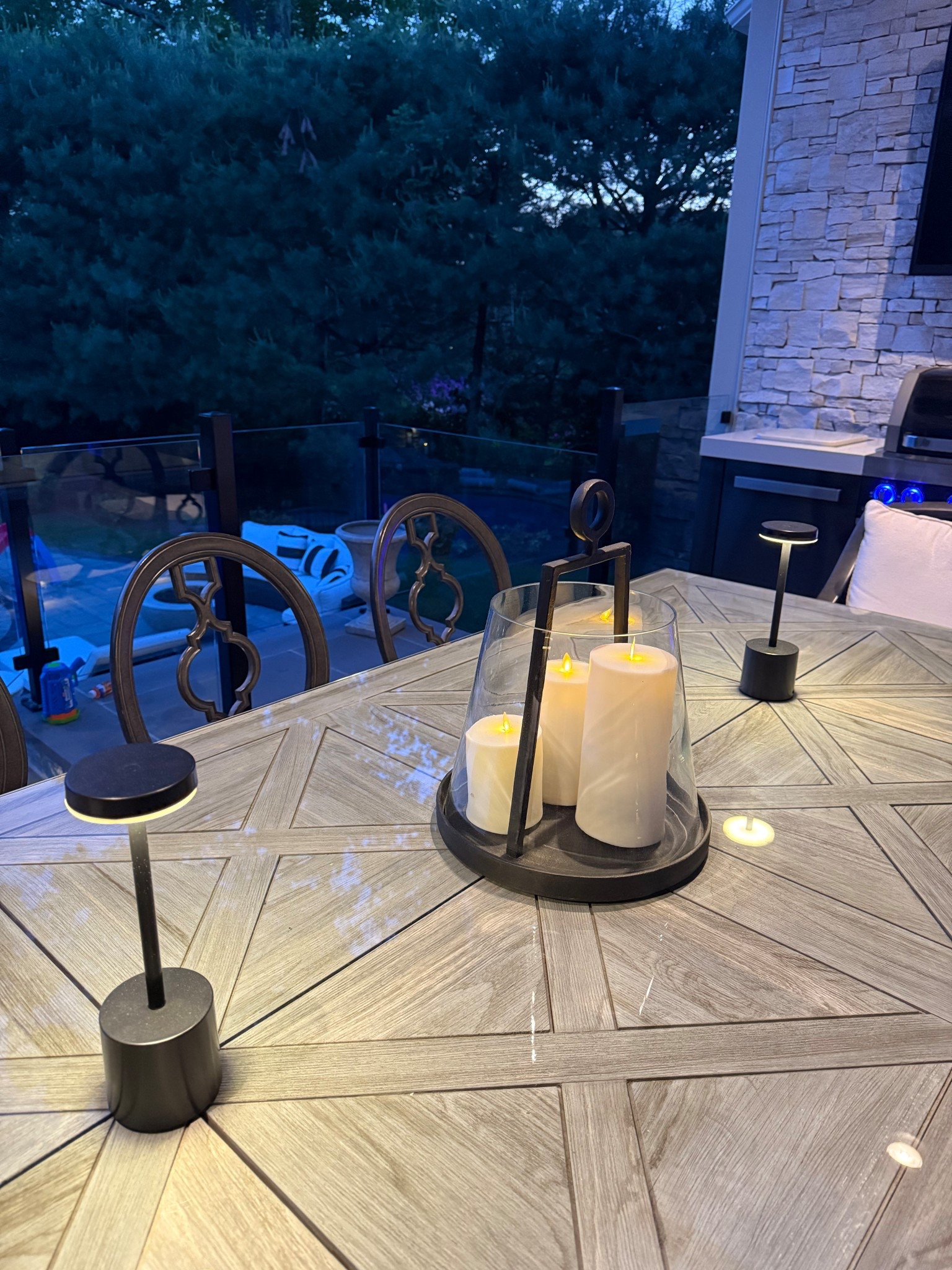 $5 outdoor rechargeable lighting that looks so classy!  

#LTKHome #LTKSeasonal #LTKSummerEdit