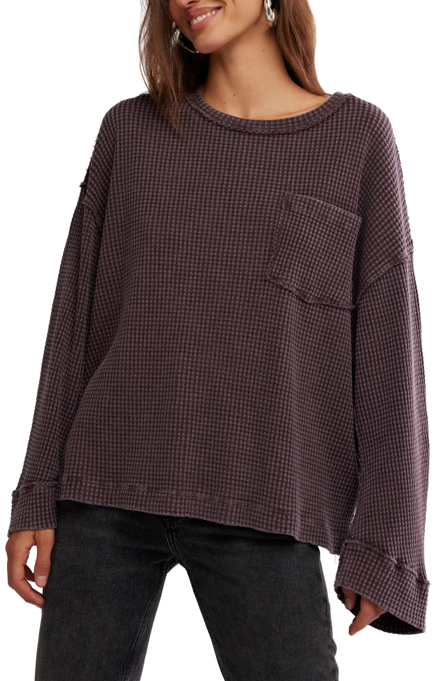 Cotton Thermal Knit Top | Nordstrom