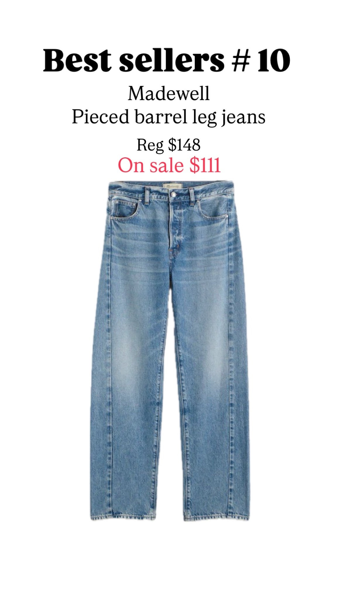 Ordered these in a size 26 to try

Madewell pierced barrel jeans


#LTKSaleAlert #LTKOver40 #LTKSeasonal