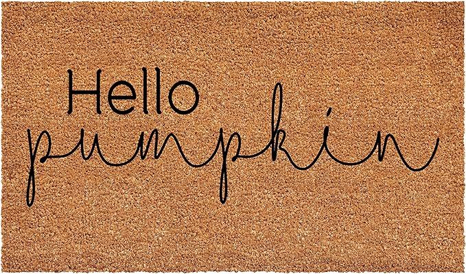 Calloway Mills Hello Pumpkin Doormat (Tan/Black, 24" x 36") | Amazon (US)