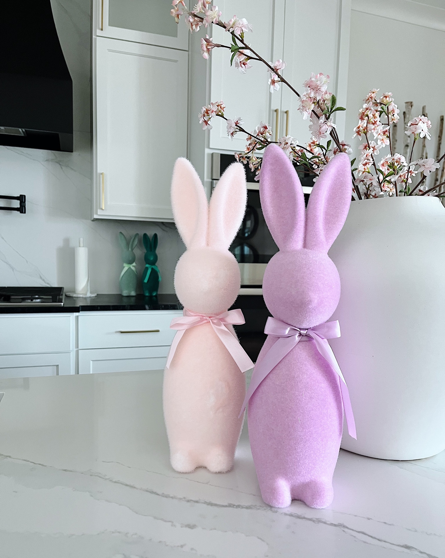 Walmart has the cutest Easter decor right now! #easterdecor #walmartfinds #flockedbunny 

#LTKSeasonal #LTKhome