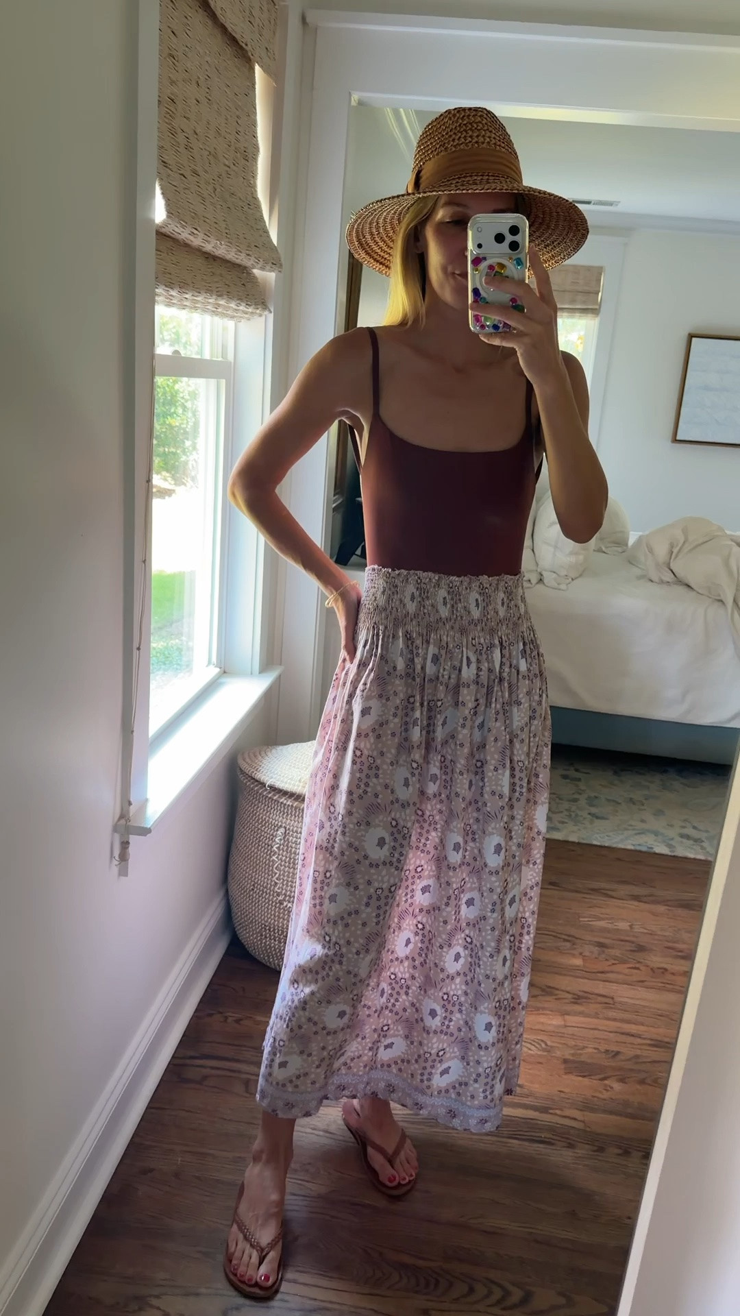 Back to school pool party fun! Wearing my favorite one piece swimsuit (code ASHLEY15 for 15% off ) , an old Brixton hat and a skirt I’ve loved for years, just using as a coverup today!

#LTKmomlife #LTKTall #LTKSwim