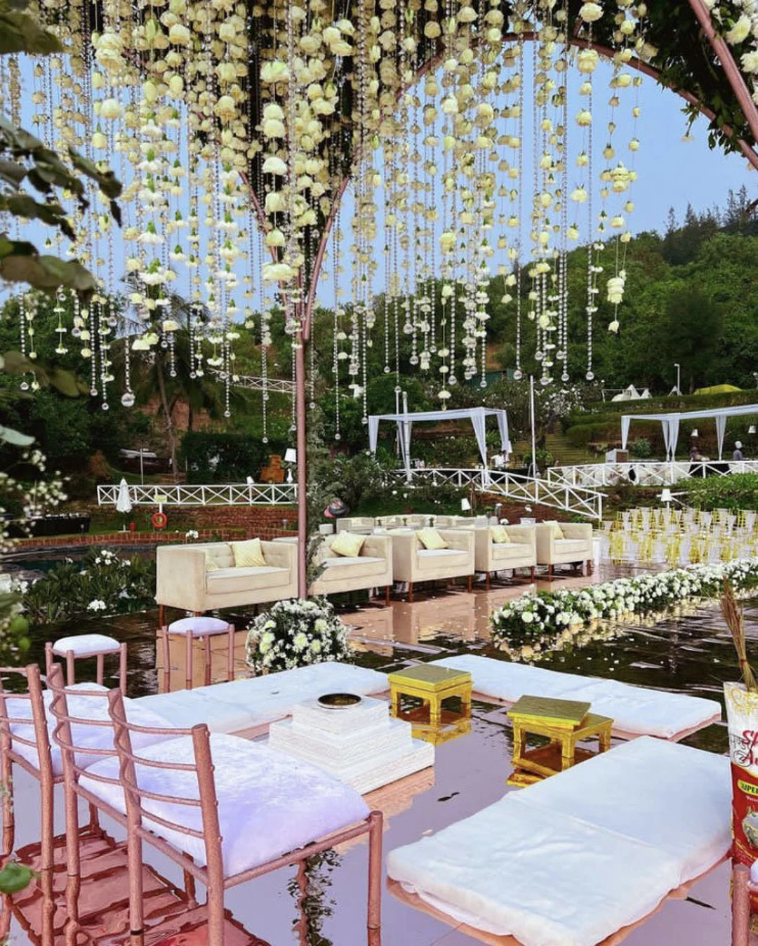 Crystal Garlands/chain/hangings, Wedding, Party Décor, Indian Wedding Backdrop, Table, Chandelie... | Etsy (US)