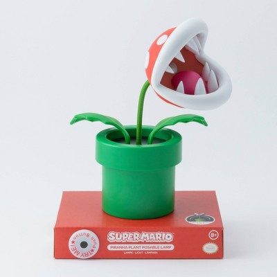 Nintendo Super Mario Bros. LED Posable Collectible Light - Mini Piranha Plant | Target