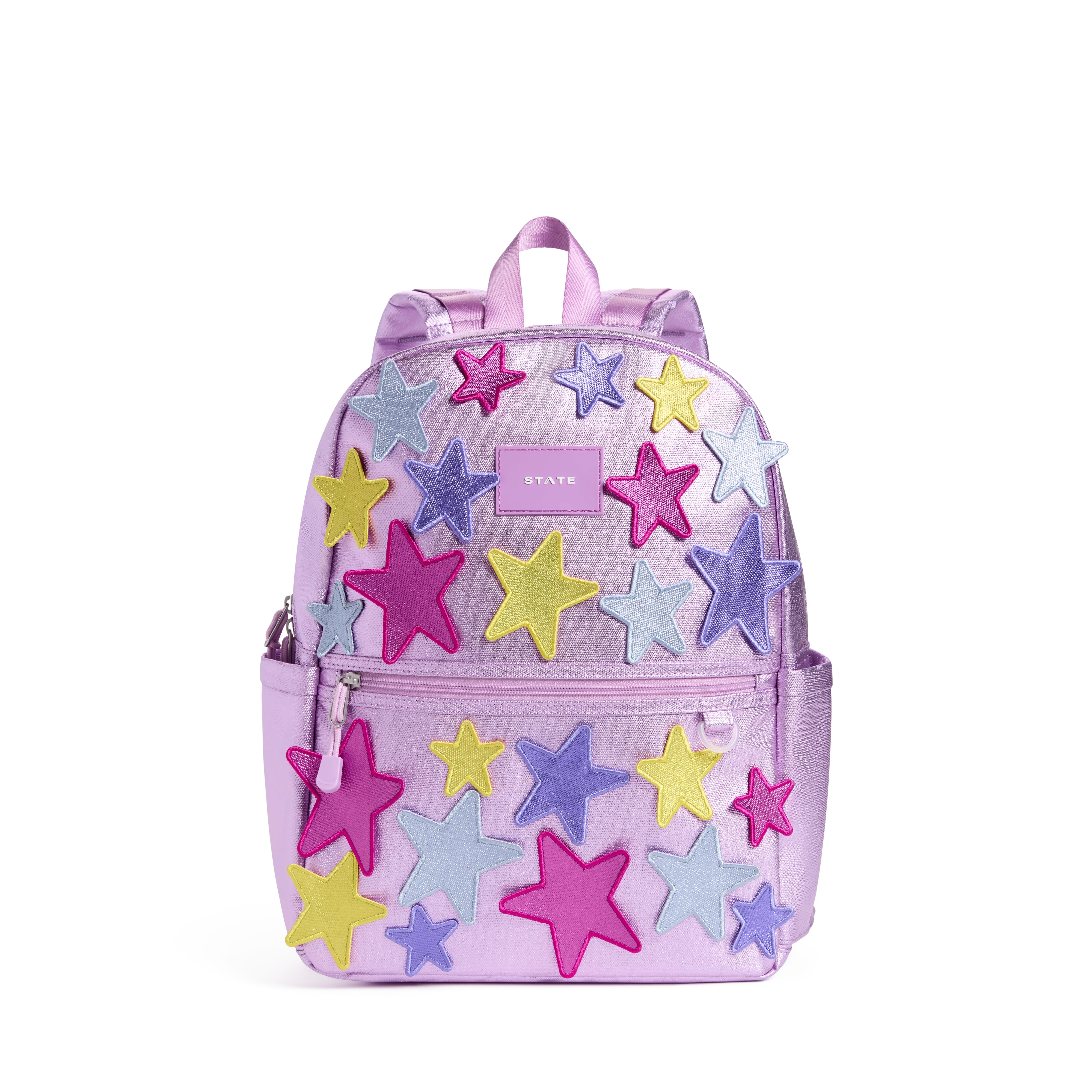 STATE Bags | Kane Kids Backpack Metallic 3D Stars | Back to School | Travel Backpack | STATE Bags