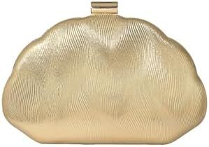 Milumia Women's Metallic Shell Clutch Purse Cocktail Wedding Guest Evening Handbags with Chain St... | Amazon (US)