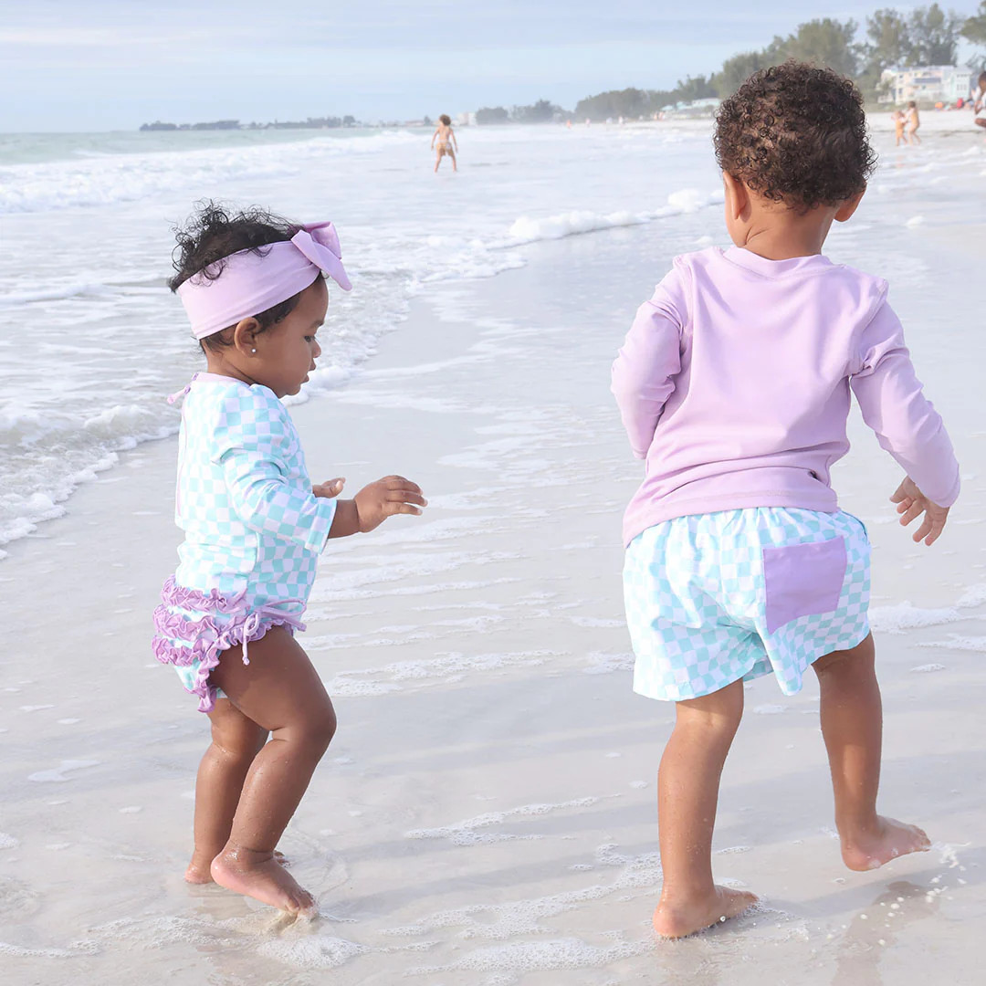 Boys Swim Trunks | All Checked Out* | Caden Lane