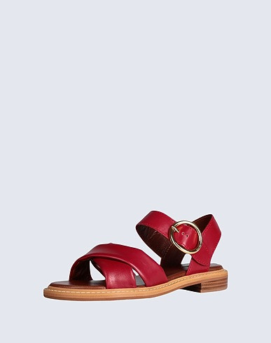 SEE BY CHLOÉ  | Burgundy Women‘s Sandals  | YOOX | YOOX (US)