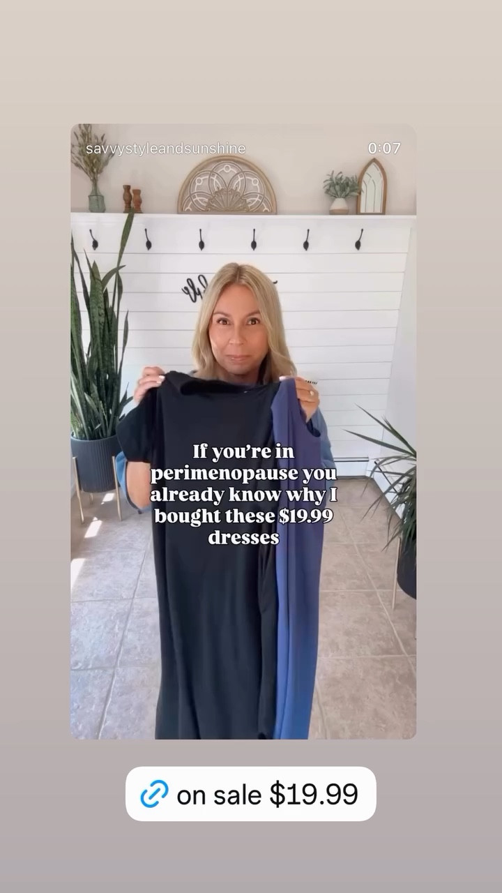 These comfy maxi dress are just perfect and on sale for $19.99! I'm wearing g a medium in the black and a large in the blue, I'd stick with my regular size medium next time. Spring dresses, spring outfits 2026
#LTKOver40 #LTKMidsize
#LTKSaleAlert

#LTKTravel #LTKPetite #LTKSeasonal