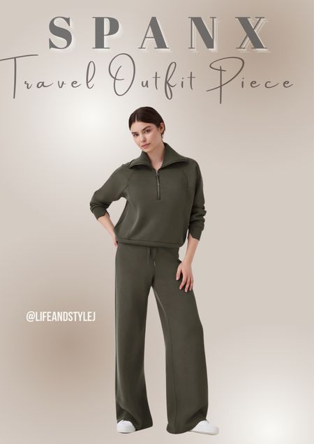 The Spanx AirEssentials Wide Leg Pant is your perfect travel bottom must have! air them with a simple tee or tank for a casual daytime look, or dress them up with a blouse or statement top for a more polished ensemble.

#LTKover40 #LTKtravel #LTKmidsize