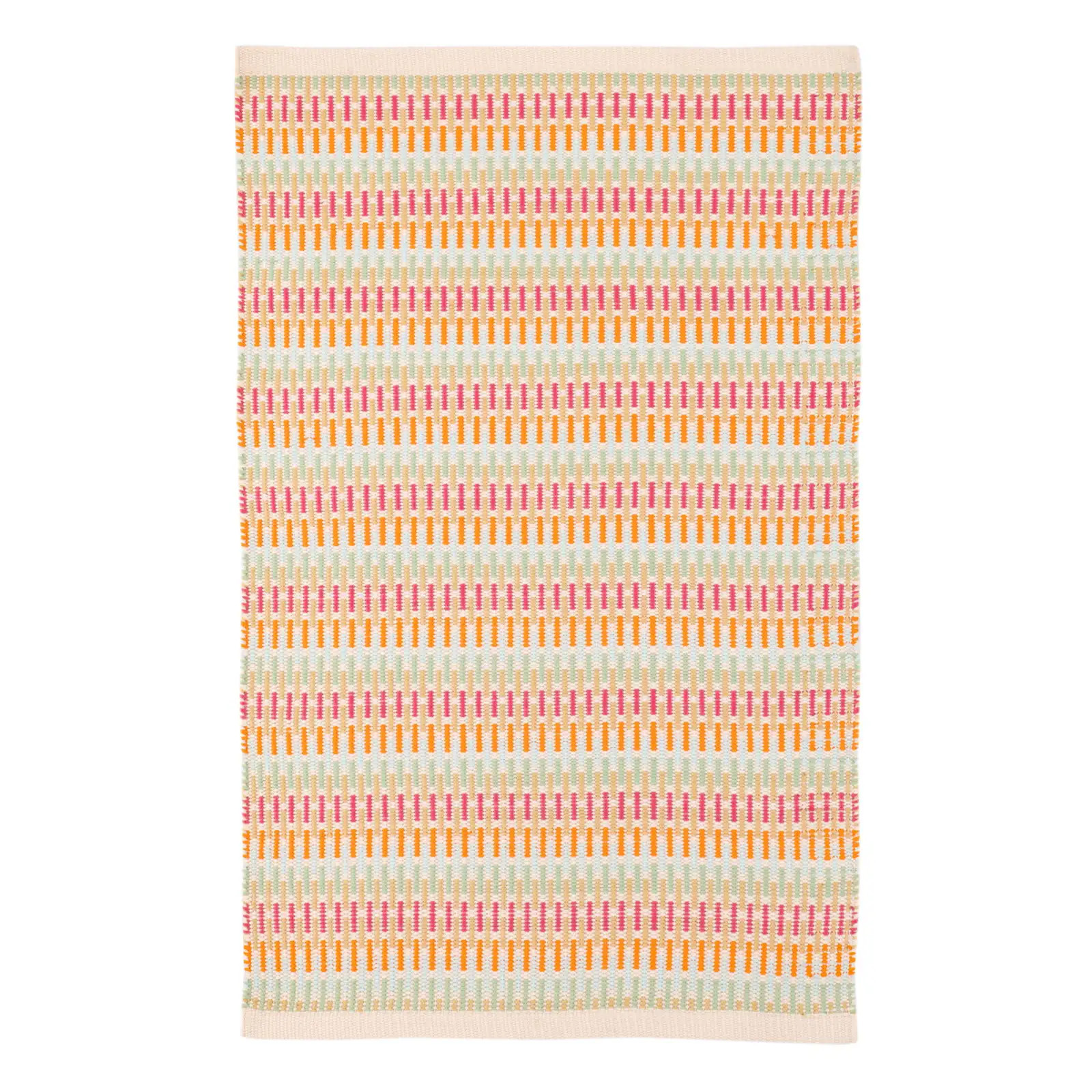 Candy Stripe Handwoven Indoor/Outdoor Rug | Annie Selke