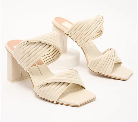 Dolce Vita Woven Heeled Sandals -Pilton - QVC.com | QVC