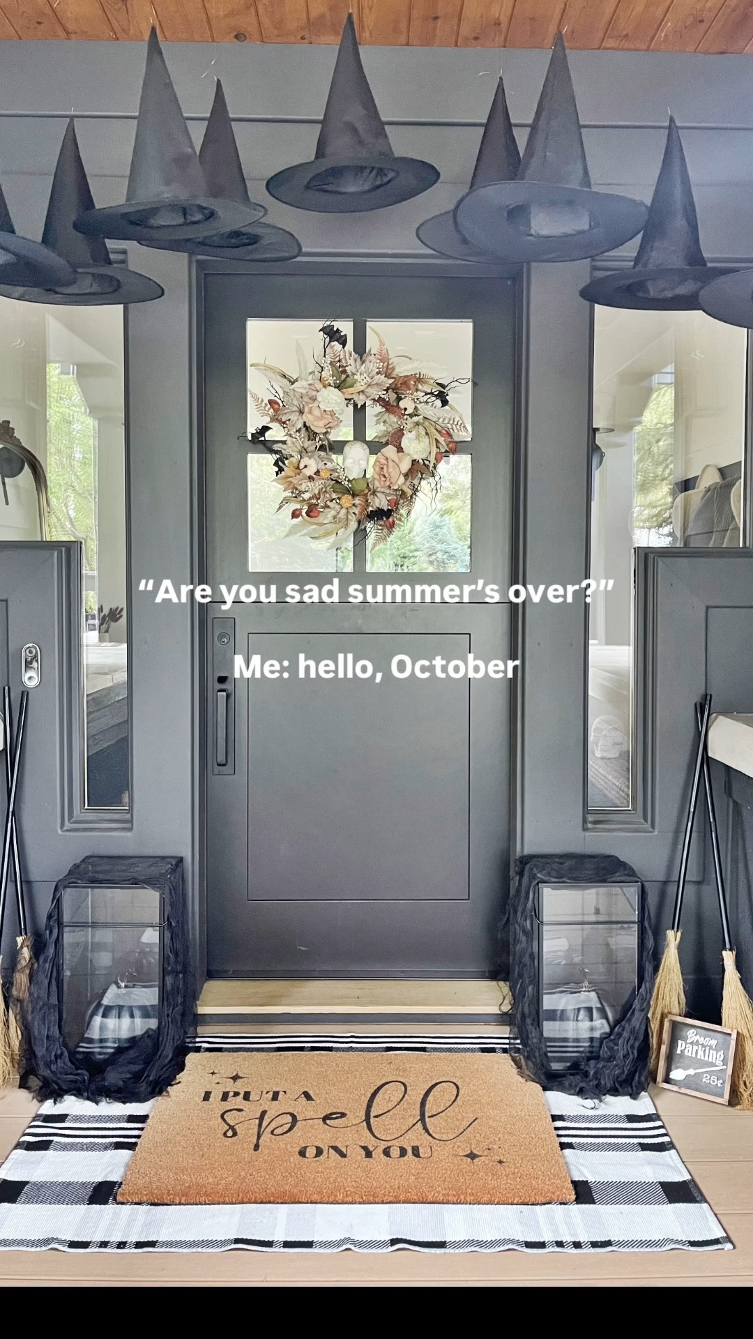 Hello, October👻💀🐈‍⬛🧙🏻‍♀️🪄🦇🕷️🕸️ 

Halloween decorations
Home decor
Fall

#LTKHome #LTKSeasonal