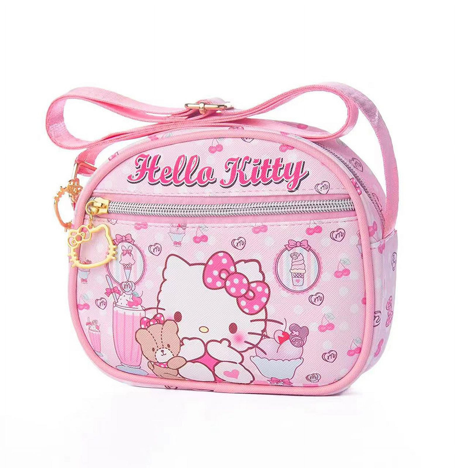 Hello Kitty Kuromi Kawaii Cartoon Bag Cinnamoroll My Melody Cute Anime Purse PU Kids Bag for Girl... | Walmart (US)