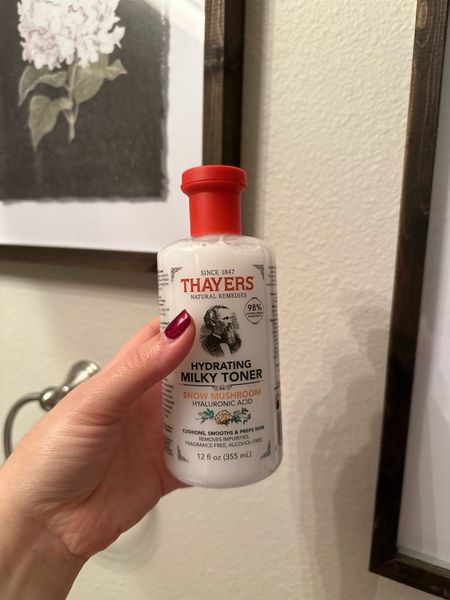 Added this to my skin care routine and loving it so far! Goes on easy and works great with my Vichy moisturizer! 

I have combo dry and oily skin and have seen less of that gross shiny oil on my bare skin. 

Beauty | Skin Care Routine | Toner | Thayers | 30s Skin | Mom Life | Mid Size 

#LTKGiftGuide #LTKbeauty #LTKMostLoved