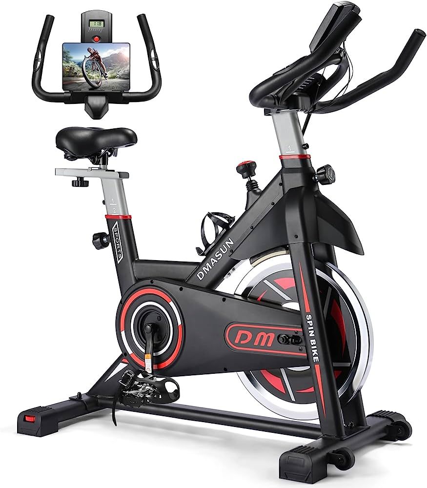 DMASUN Exercise Bike, Plus Magnetic Resistance/Brake Pad Indoor Cycling Bike Stationary, Cycle Bi... | Amazon (US)