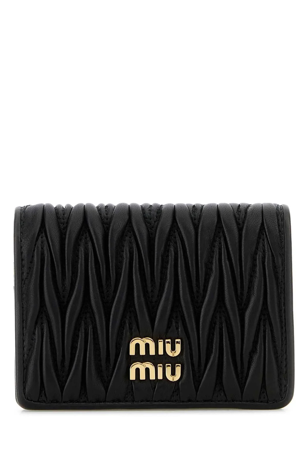 Miu Miu Logo-Lettering Wallet | Cettire Global