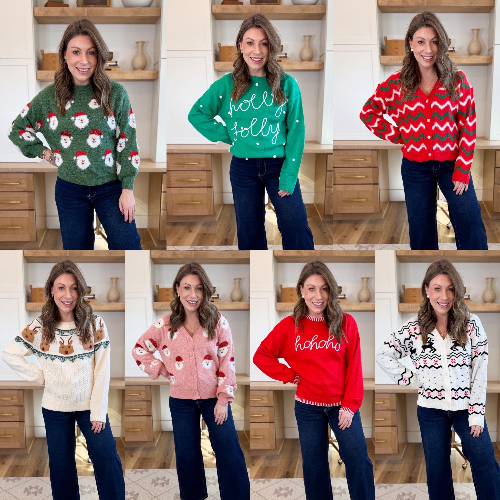 Fun festive holiday sweaters! 
Wearing a small in each 

#LTKootd #LTKHoliday #LTKBump