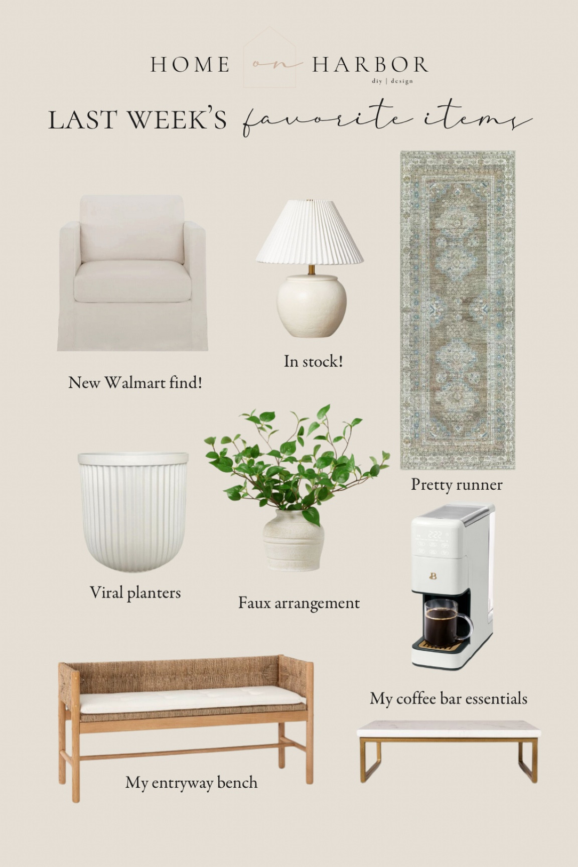 Last week’s best-sellers! New Walmart finds, target home favorites, coffee bar essentials, faux greenery, viral fluted planters 

#LTKhome #LTKSeasonal