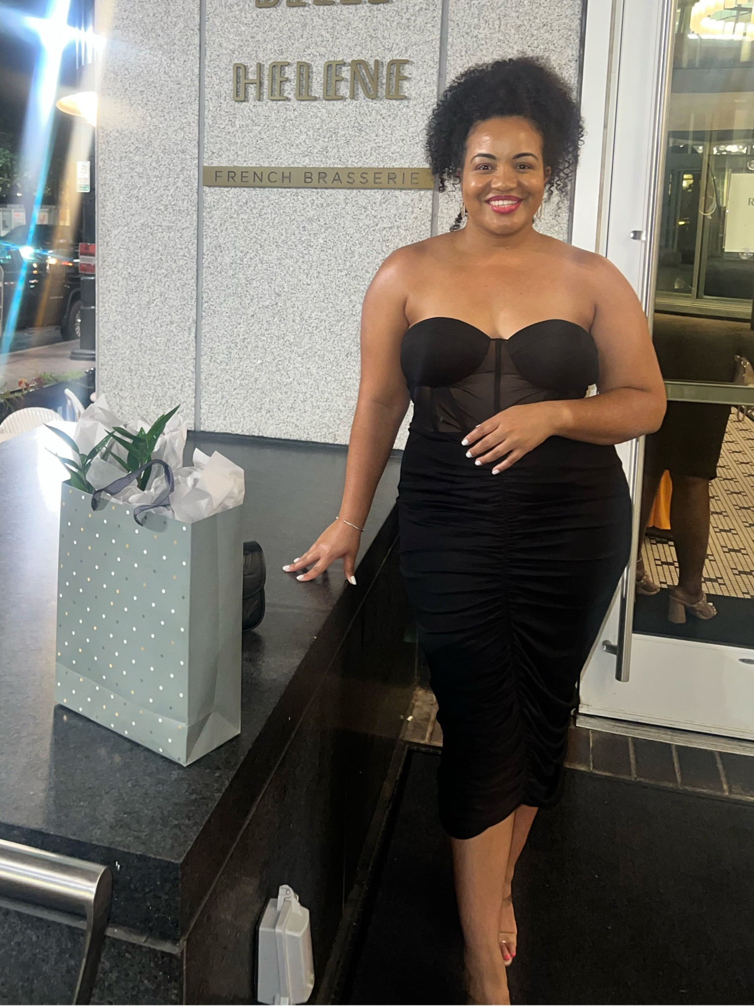 Perfect black midi dress for an evening out, celebrating a special occasion, wedding, etc. if you’re curvy on the bottom this is plus size friendly. The material on the top does loosen up after wearing so I recommend sizing down if you’re not a C cup or smaller. 

#LTKmidsize #LTKparties #LTKwedding