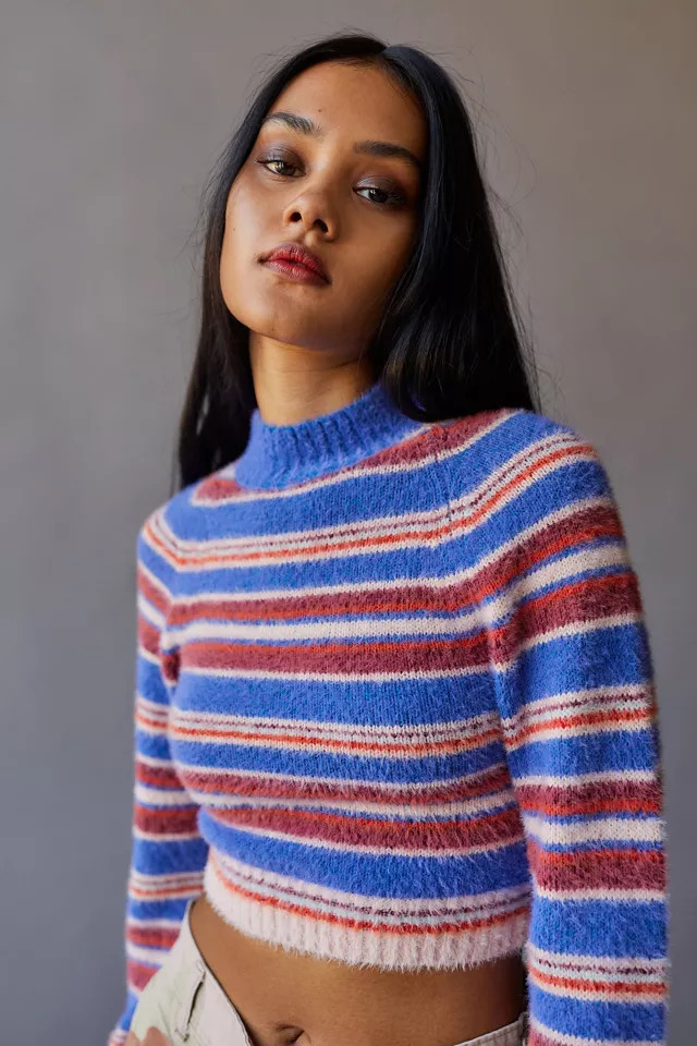 UO Cleo Mock Neck Sweater | Urban Outfitters (US and RoW)