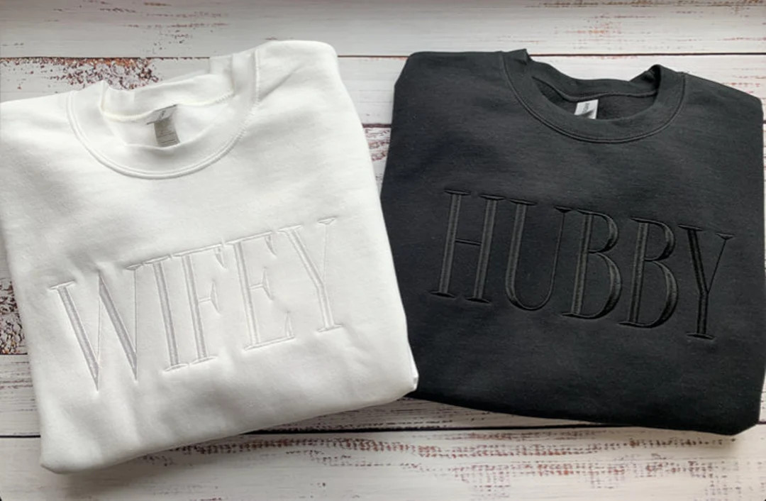 Bride Sweatshirt-couples Sweatshirts-embroidered - Etsy | Etsy (US)