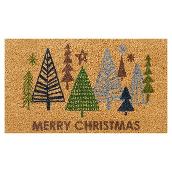 Rubber-Cal 1-1/2-ft x 2-1/2-ft Brown Rectangular Indoor or Outdoor Winter Door Mat | Lowe's