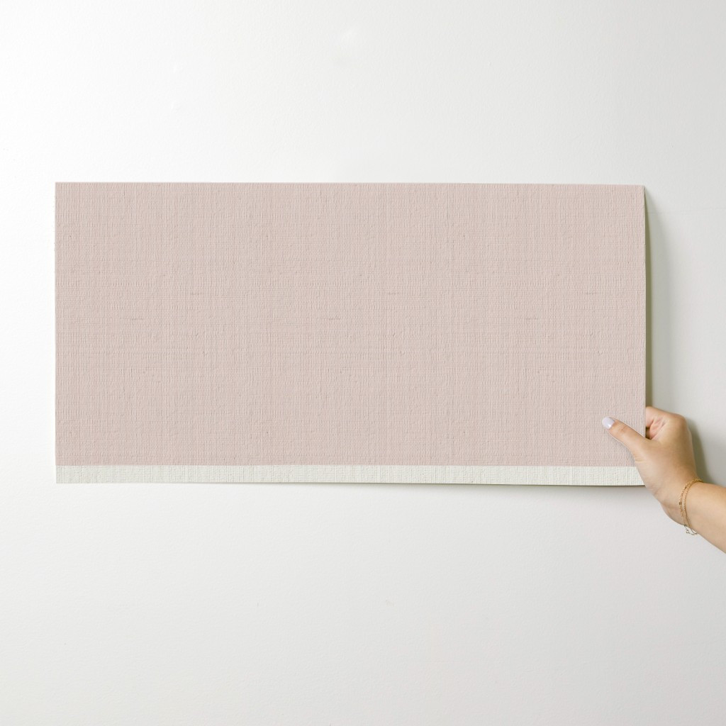 Wallpaper in Petal Pink and Blush Strie Texture | Spoonflower