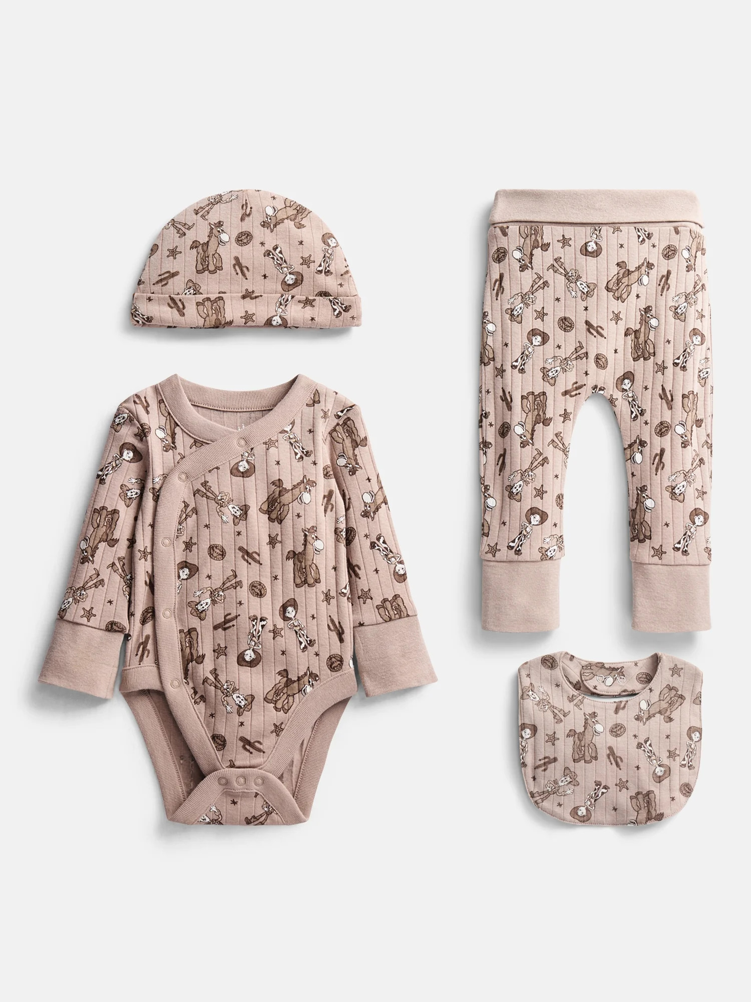 Disney Pixar Toy Story Unisex Baby Allover Print Take Me Home Layette Outfit Set, 4-Piece, Sizes ... | Walmart (US)