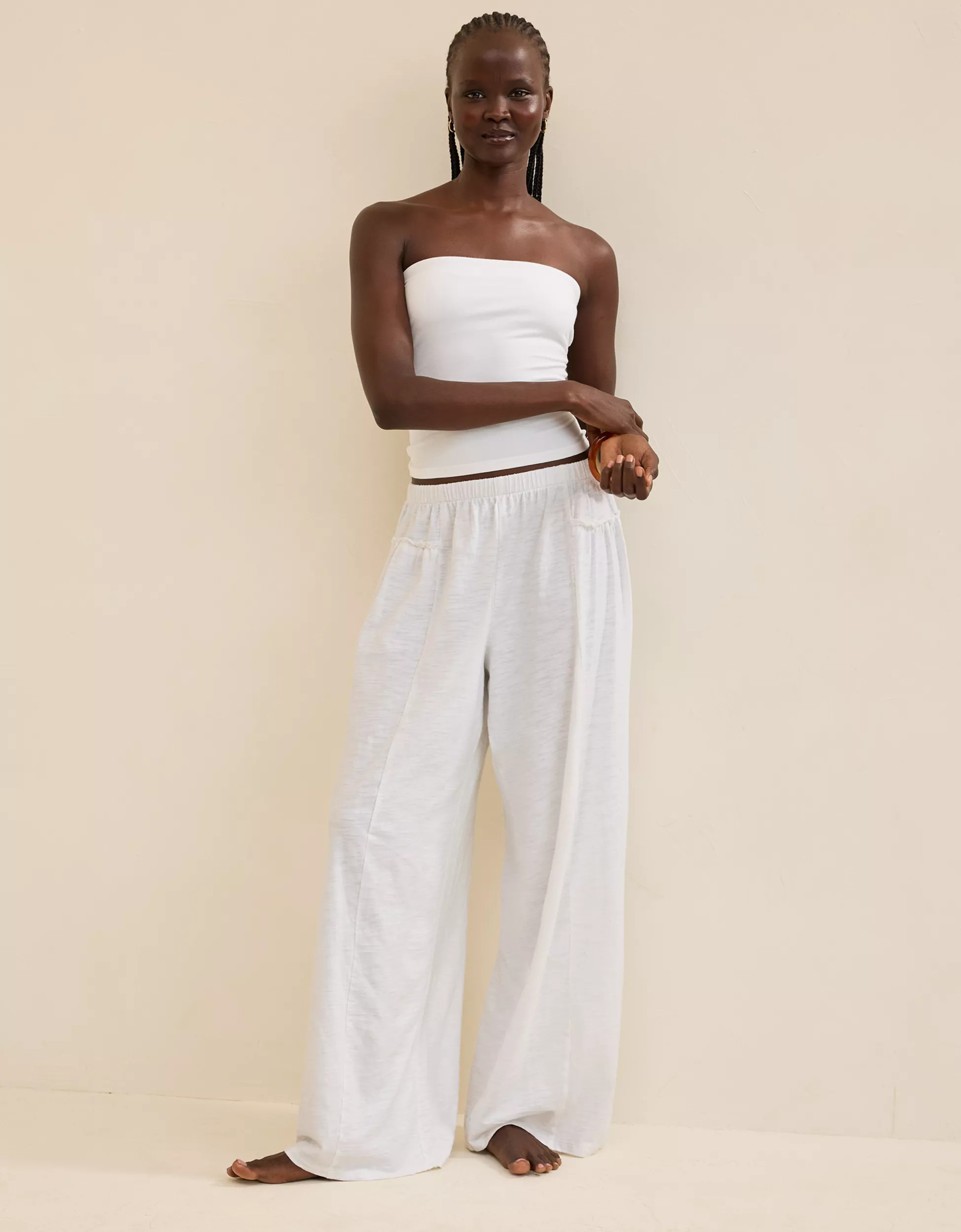 Aerie Happiest Wide Leg Trouser | Aerie