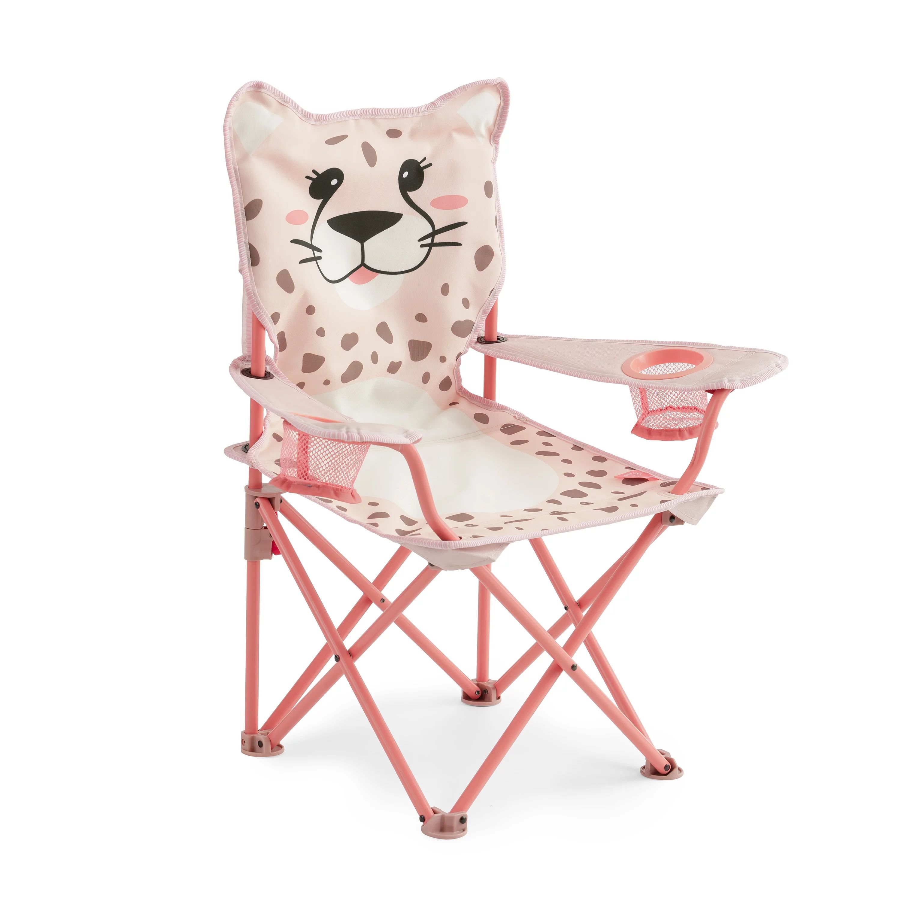 Firefly! Outdoor Gear Cha Cha the Cheetah Kid's Camping Chair - Pink/Tan Color | Walmart (US)