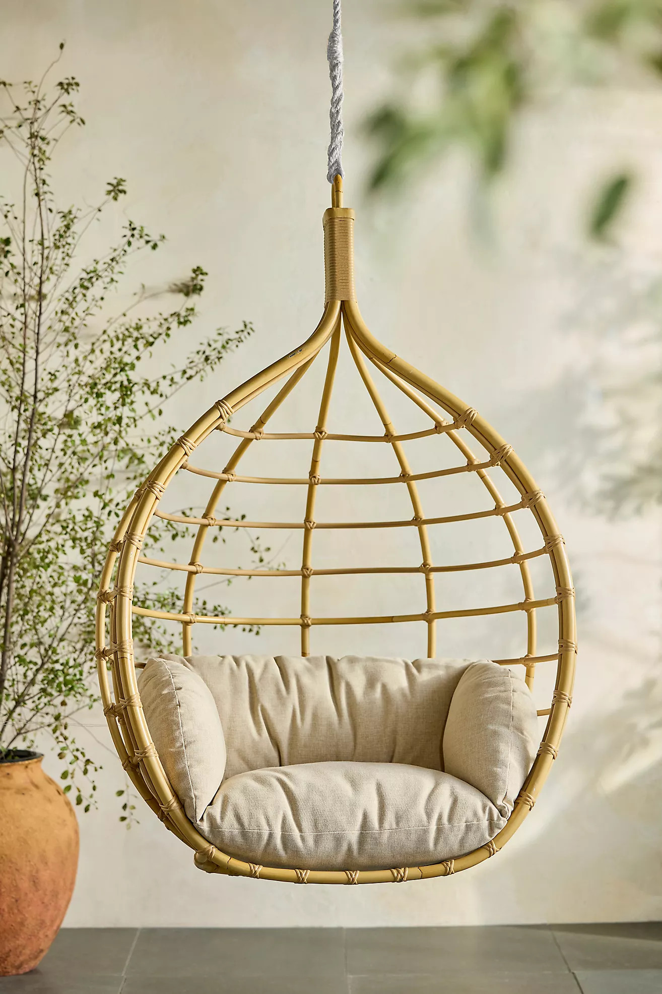 Droplet Hanging Basket Chair | Anthropologie (US)