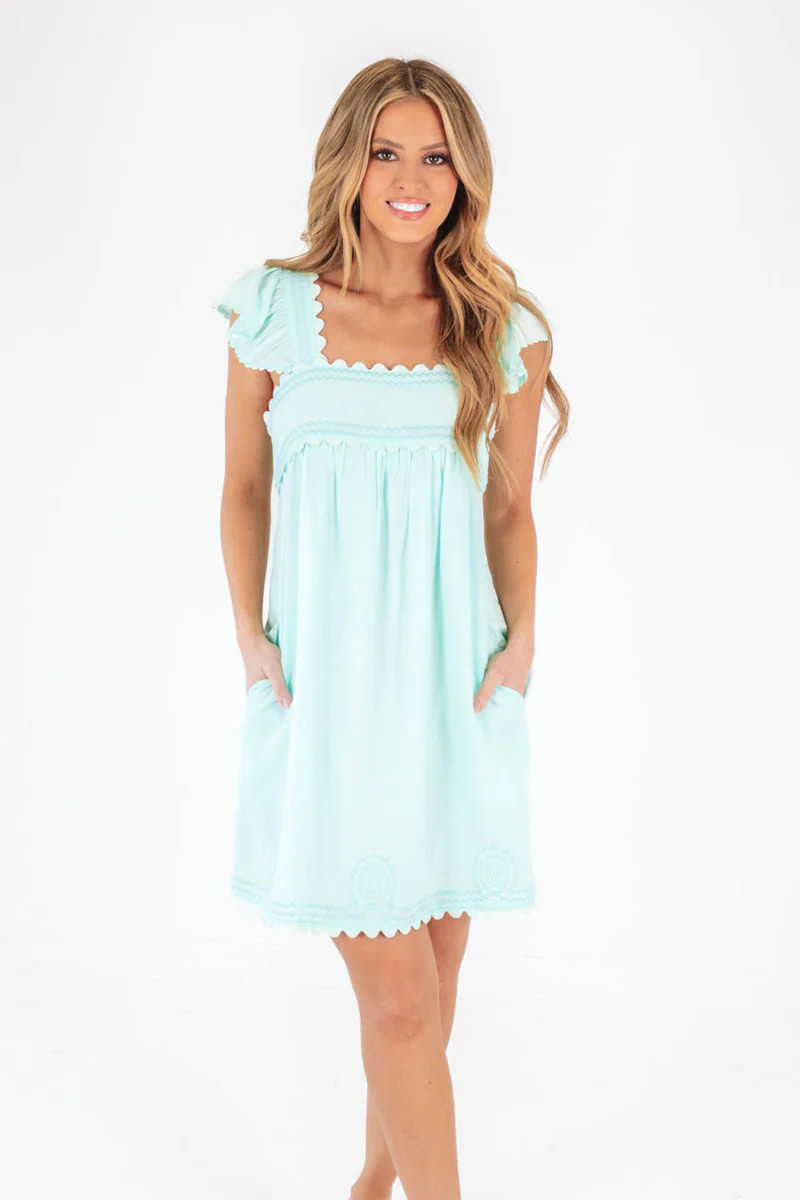 The Brooklyn Dress - Mint | The Impeccable Pig