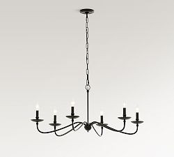 Lucca Iron Chandelier (38"-50") | Pottery Barn (US)