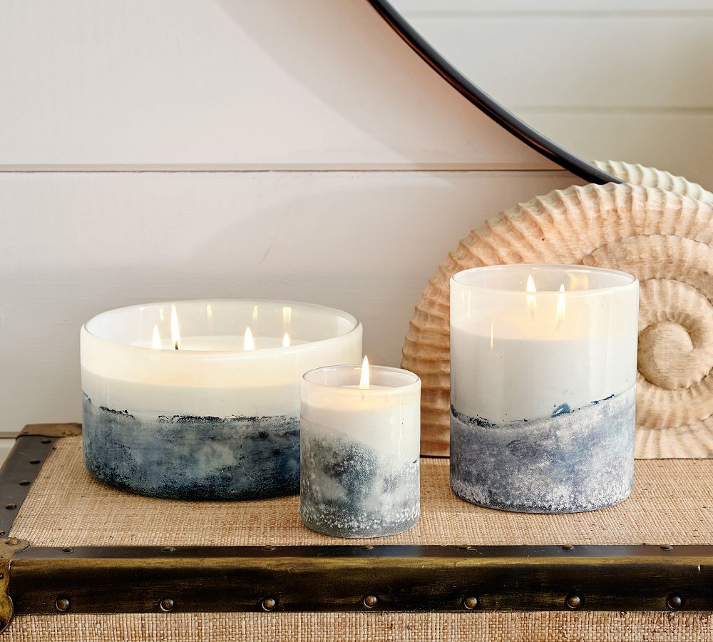 Surfrider Foundation Seadrift Frosted Candle - Pacific Grove | Pottery Barn (US)