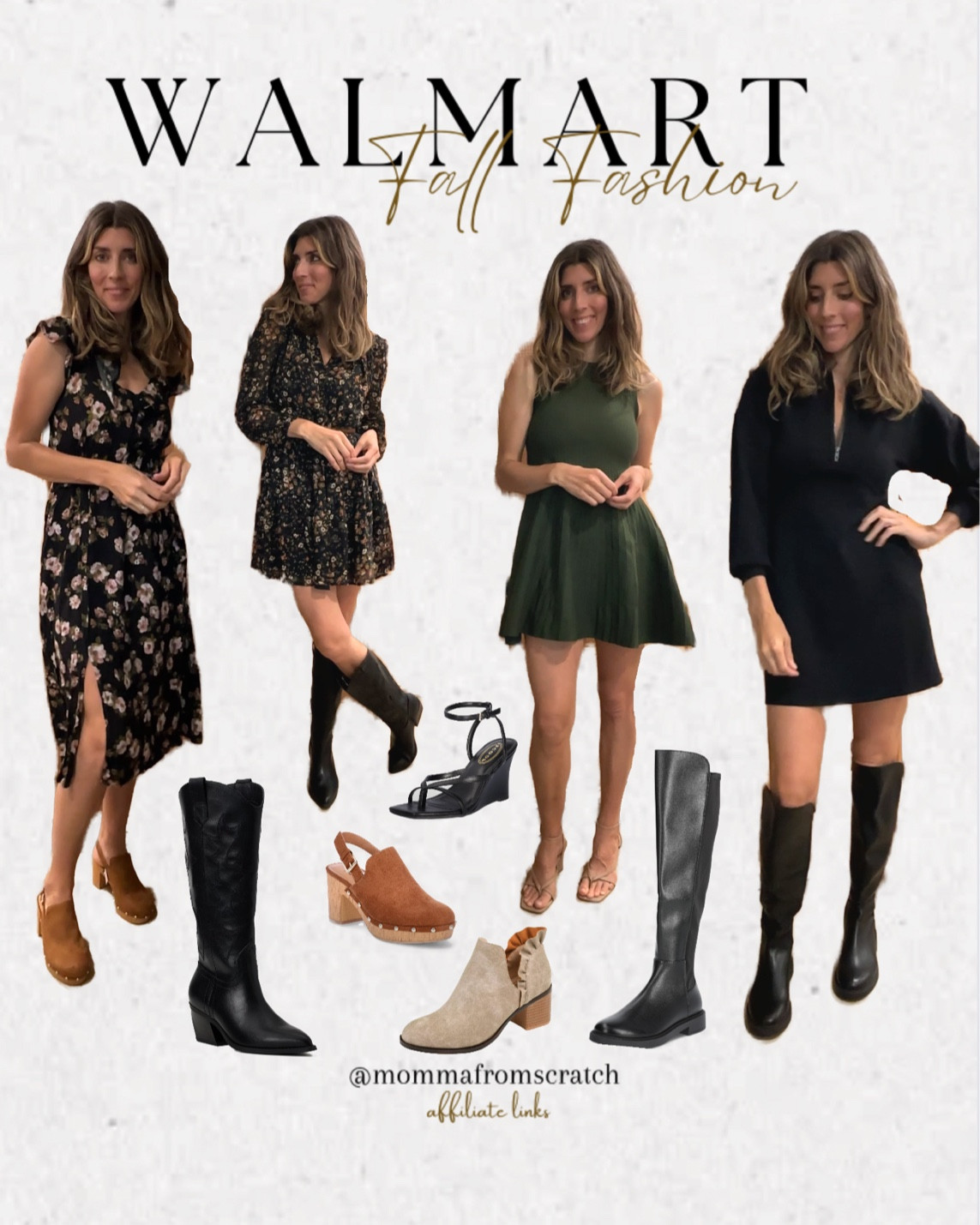 Walmart fall fashion finds for that perfect autumn style and it’s affordable! Fall dresses, fall boots, fall outfits @walmartfashion

#walmartpartner
#walmartfashion

#LTKSeasonal #LTKFindsUnder50 #LTKStyleTip