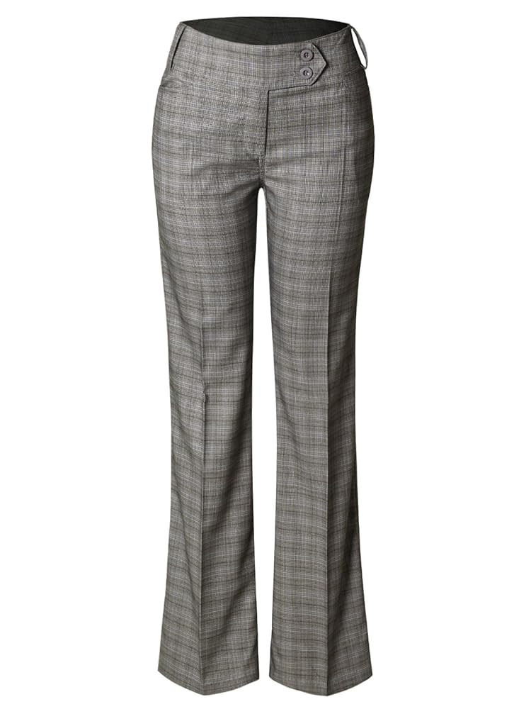 Design by Olivia Women's Relaxed Boot-Cut Office Pants Trousers Slacks | Amazon (US)