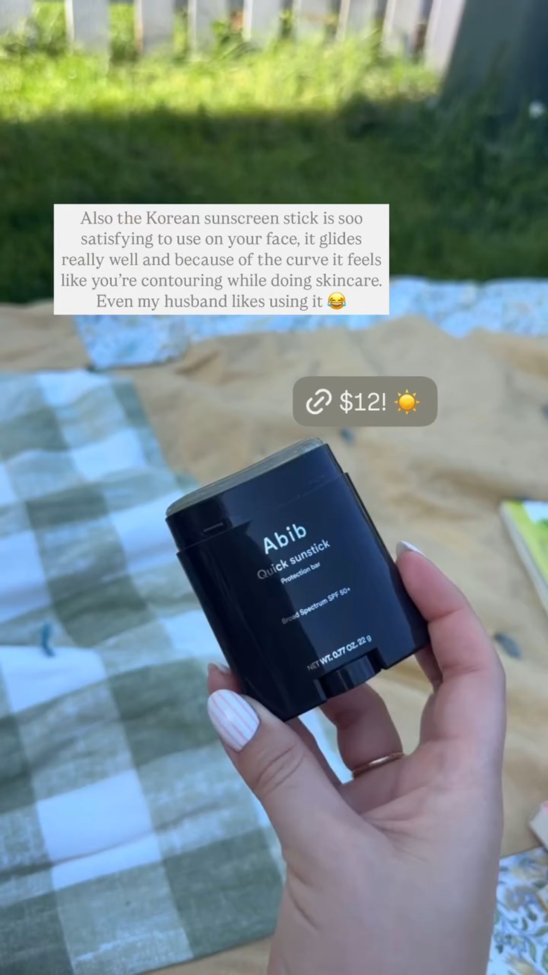 $12 Korean sunscreen that’s SO SATISFYING to put on! This is especially good if you’re always on the go or a busy mom! And it has zero white cast😌 such a good Amazon find! 

#LTKU #LTKFindsUnder50 #LTKBeauty