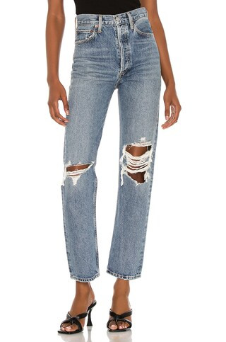 AGOLDE 90s Pinch Waist in Backdrop from Revolve.com | Revolve Clothing (Global)