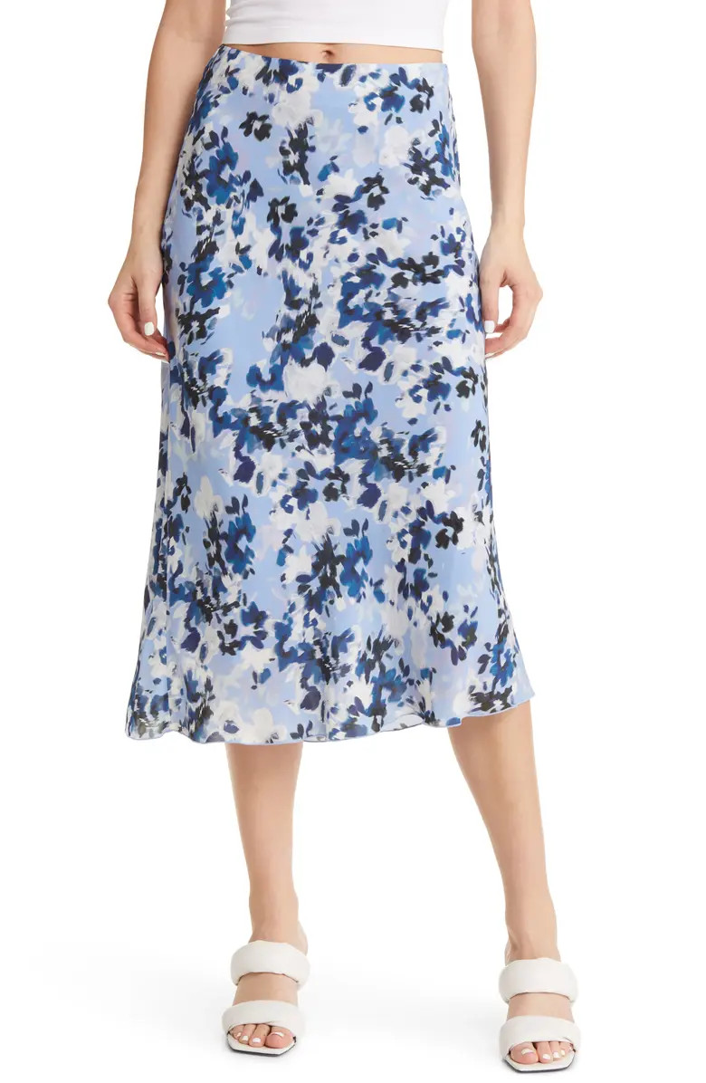 & Other Stories Floral A-Line Midi Skirt | Nordstrom | Nordstrom