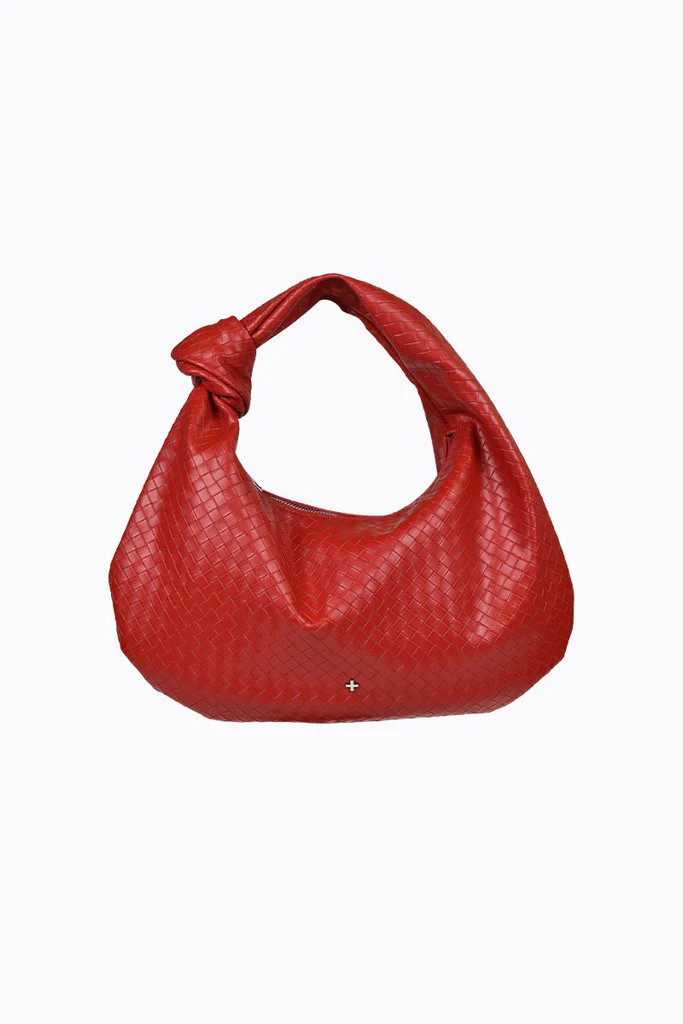 Evity - Red Embossed Weave | Peta + Jain