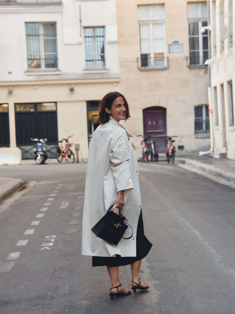 A lightweight trench is the perfect layer for those in-between weather days. I styled this oversized ivory version over a simple black midi dress, then added minimal sandals and a structured bag for a classic look that feels right at home in Paris.  

 #LTKootd #LTKSeasonal