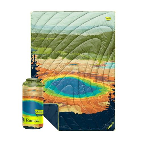 Rumpl Original Puffy National Park Blanket for Camping and Outdoors, Yellowstone - V2 | Amazon (US)