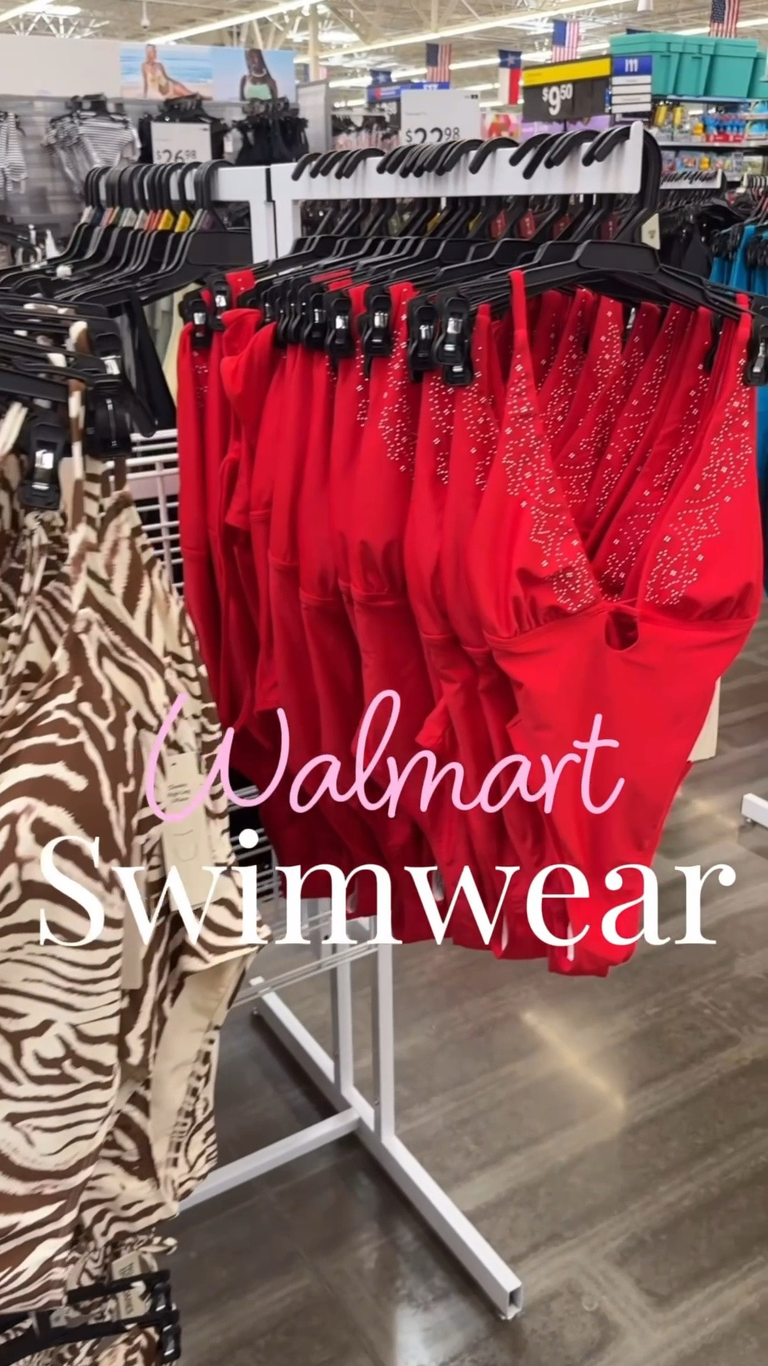 Walking through the Walmart swimwear section so you don’t have to 🤩 so many cute options right now 👙 many on sale online!

Walmart finds affordable fashion beach pool vacation resort wear one piece flattering modest animal print plunge cover up Fourth of July red neon bikini swimsuit tummy control black stripe

#LTKSwim #LTKSaleAlert