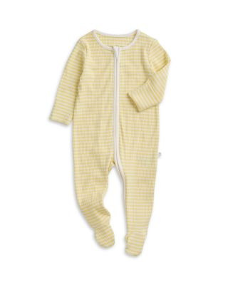 Unisex Striped Ribbed Two Way Zip Up Sleepsuit Footie - Baby | Bloomingdale's (US)