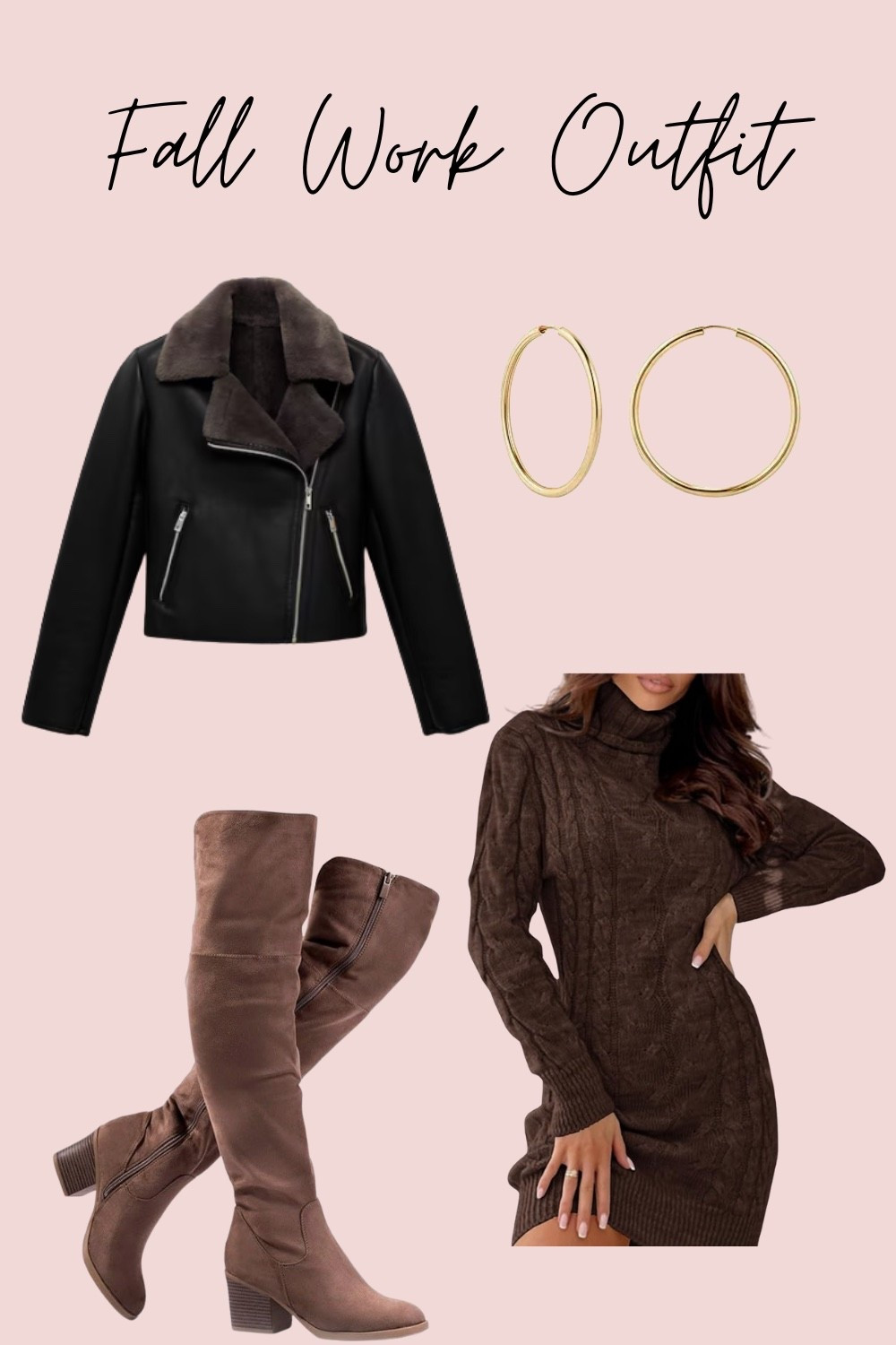 Fall wear. Fall Fashion. Fall Fashion. Fashion. Fall Outfit. Boots. Sweater. Slacks. Work outfit. Booties. Ankle boots. Accessories. Earrings. Chain. 

#LTKootd #LTKWorkwear #LTKSeasonal